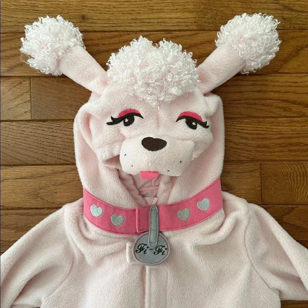 🐶 OLD NAVY Baby Poodle Halloween costume pink 12-24 months dog baby Halloween